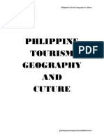PHLIPPINE TOURISM GEOGRAPHY AND CULTURE