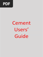 ACC Cement Users Guide