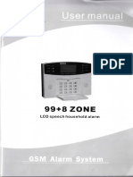 CVAGN 99+8 Zone GSM Alarm System Users Manual en
