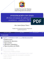 Investigación con Stata