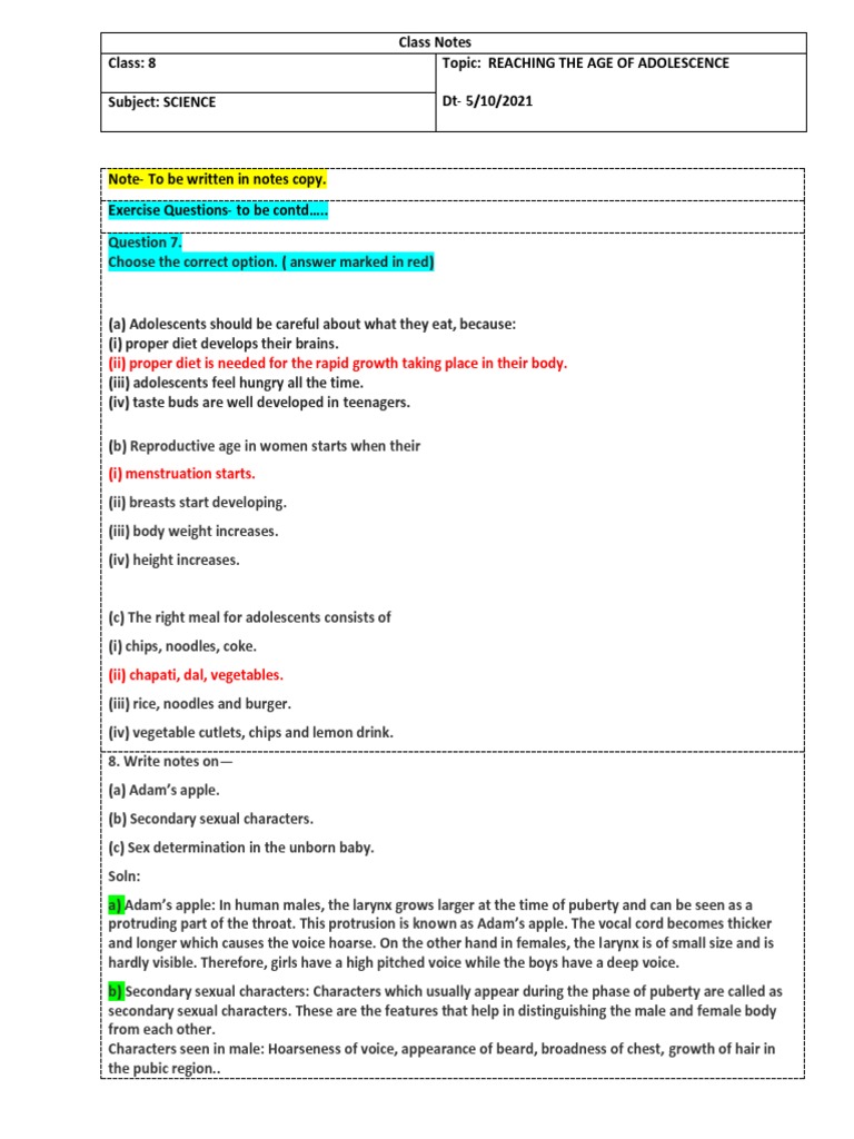 8 Science 1 | PDF | Sex | Fertilisation