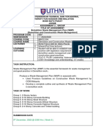 Demolition Waste Management Plan