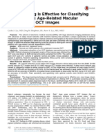 Deep Learning Is Effective For Classifying Normal Versus Age-Related Macular