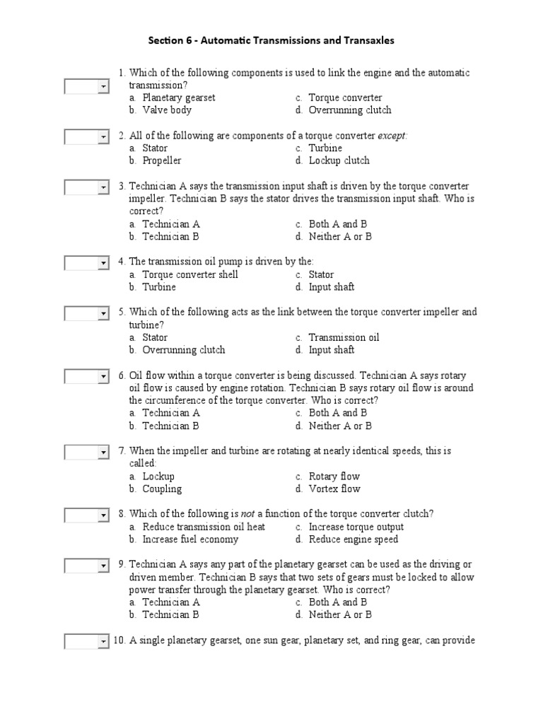 Understanding Automatic Transmissions | PDF | Automatic Transmission ...