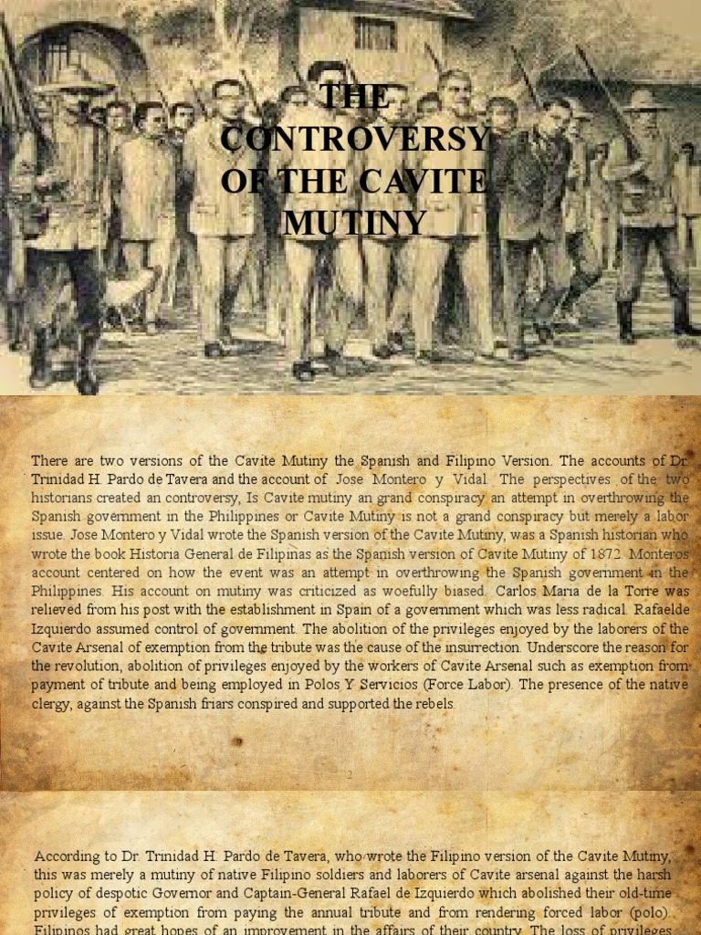 The Controversy of The Cavite Mutiny | PDF | International Relations ...