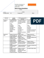 Rúbrica Lectura Domiciliaria Lapbook