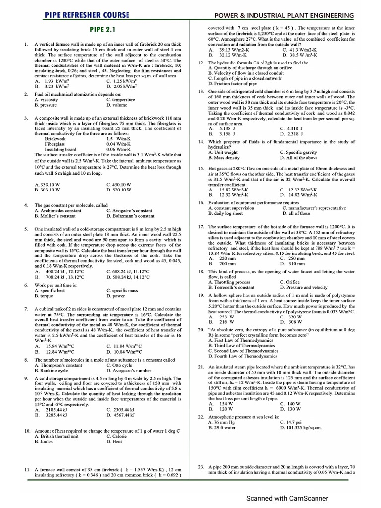 Pipe Refresher 2 | PDF