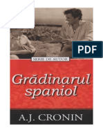 AJ Cronin - Gradinarul Spaniol #2.0 5