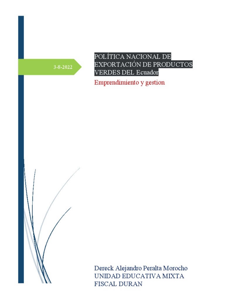 Chocolate de Exportacion Descargar gratis PDF Ecuador Chocolate