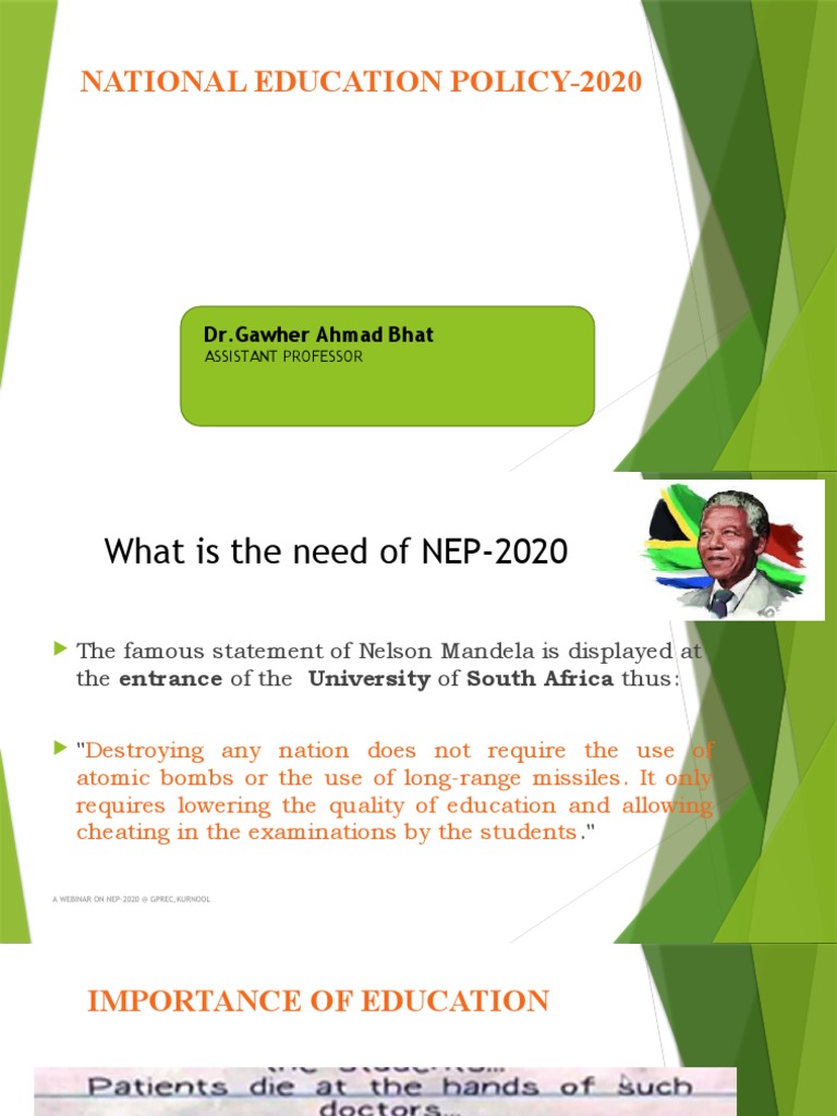 NEP 2020: Transforming Education in India | PDF