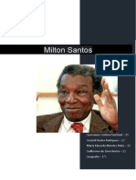 Milton Santos, um grande geógrafo brasileiro