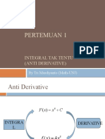 Kalkulus Integral Pertemuan 1