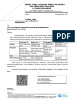 Surat Pemberitahuan Jadwal Survey EE