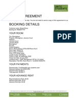 Your Agreement: Booking Details