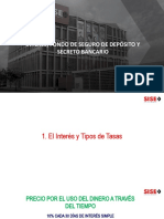 Interés, Fondo de Seguro de Depósito Y Secreto Bancario