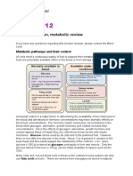 Metabolic Review Session