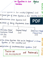 10th Alg Handwritten Notes (Galaxy of Maths)