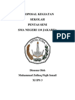 Proposal Kegiatan Sekolah Pentas Seni - Tugas Pra Ldko - Muhammad Zulhaq Fiqih Ismail - Xi Ips 3