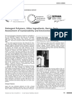 Detergent Polymers, Other Ingredients, Basics, Tests, Assessment of Sustainability Und Environmental Evaluation