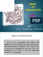 Body Paragraph (Example)