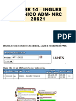 Clase 14 - Ingles Tecnico Adm - NRC 20621