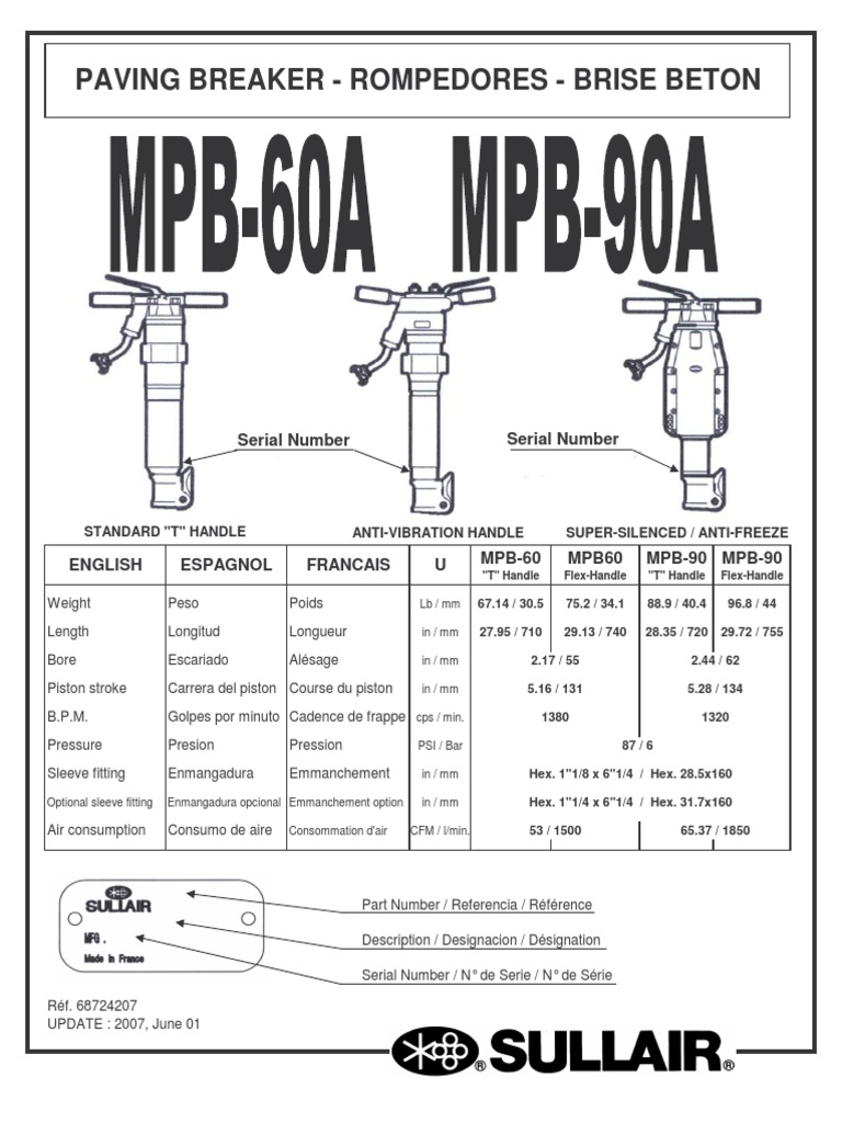 MPB-60 and MPB-90 Parts Overview | PDF | Rotating Machines | Vehicle ...