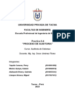 Practica II-4 - Proceso - de - Auditoria - Grupo - A