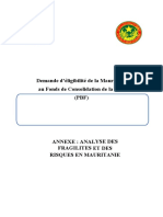 Mauritanie-Analyse des fragilités et risques2