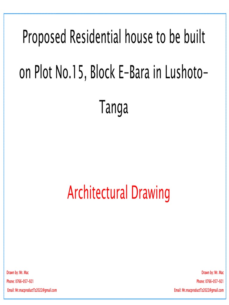 Architectural Drawing - Abdurahman | PDF | Buildings And Structures ...