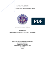 Laporan Praktikum Perintah Dasar Sistem Operasi Linux - Christopher Jaya Manggala Saiyang 210211060088