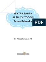 Sentra Bahan Alam (Outdoor) Kebunku 11 April 2016