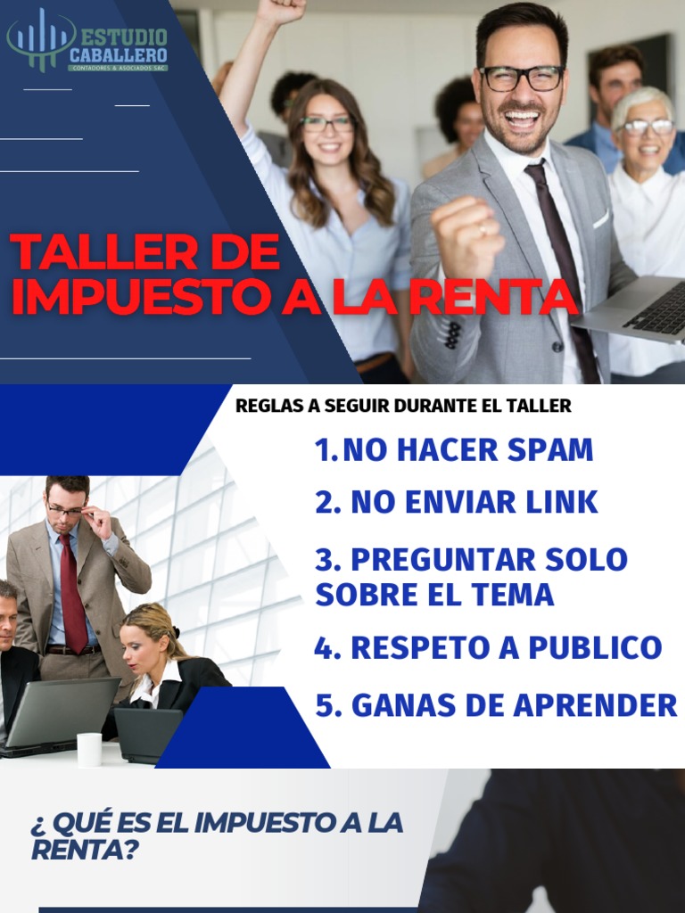 Impuesto a la Renta 2023: Clases y Cálculos | PDF | Impuesto sobre la ...