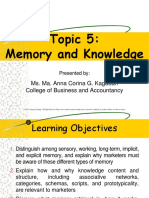 Memory and Knowledge