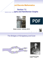 Logic and Discrete Mathematics: Section 7.5 Eulerian Graphs and Hamiltonian Graphs