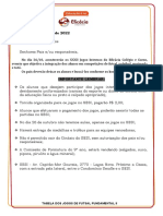 AVISO - JOGOS INTERNOS 2022 - SESI