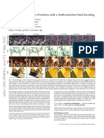 Instant Neural Graphics Primitives With A Multiresolution Hash Encoding