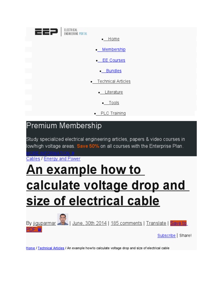 Cable Selection PDF Amplifier Electrical Network