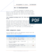 Assignment 5 Evaluation