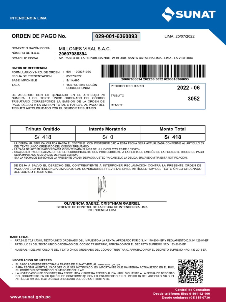 Opgen 20607086894 0290016360093 20220725172810 686174401 | PDF | Gobierno