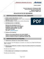 10.80 MSDS Líquido Limpiaparabrisas (Revisión 05)