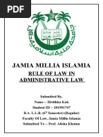 Administrative Law