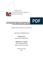 Variaciones Petrográficas y Geoquímicas de Lavas Recientes Del Volcán Antuco Región Del Bío Bío Chile