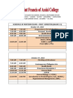 Grade 11 Midterm Exams Sched First Sem 1