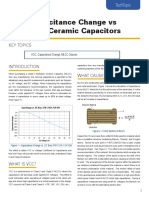 Capacitance Change Vs Voltage Ceramic Capacitors