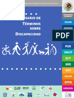 Glosario Términos Discapacidad