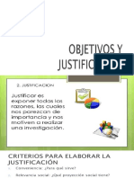 Justificacion Objetivos