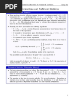 Sufficient Statistics - Problems - Solved - Xiang - Yin