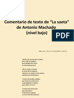 Comentario La Saeta Machado2