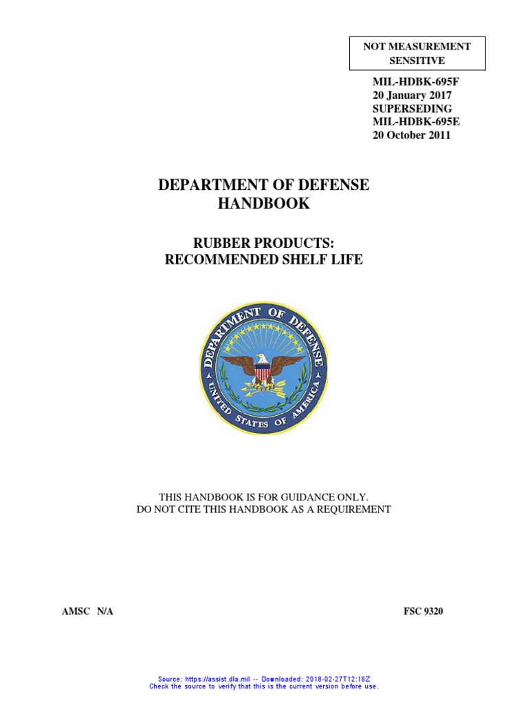 Shelf Life of Rubber Products PDF Shelf Life