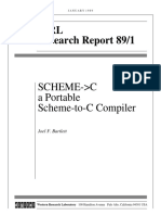 Scheme - C A Portable Scheme-to-C Compiler